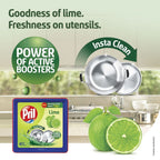 Pril Dishwash Tub 500gm | Dish Cleaner with Goodness of Lime | Removes Tough Stains and Malodour | With the Power of Active Boosters | Leaves No Residue, Grease