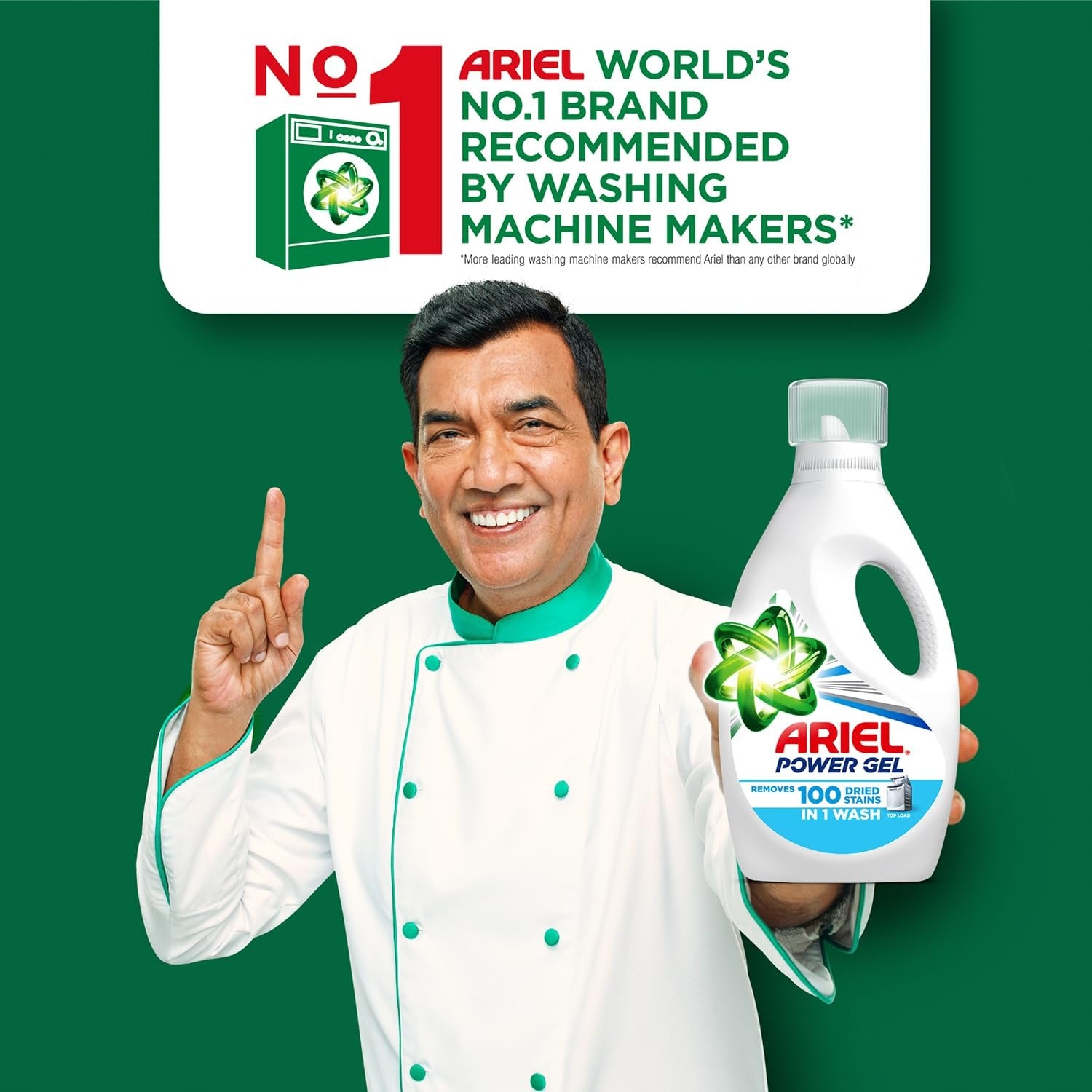Liquid Detergent - Ariel Power Gel Liquid Detergent for Top Load & Semi Auto – 6kg | Removes 100 Dried Stains in 1 Wash | Faster Dissolving | Long-Lasting Fragrance |