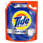 Liquid Detergent - Tide Matic Liquid Detergent 3.2L Top Load Washing Machine ,delivers powerful stain removal in one wash, fast dissolution, long-lasting freshness, and machine