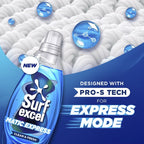 Liquid Detergent - Surf Excel Matic Express Liquid Detergent, Express Clean with 2X Freshness Action 2ltr pouch , Washing Machine Detergent, Fast Stain Removal, Fabric Care,