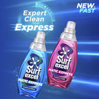 Liquid Detergent - Surf Excel Matic Express Liquid Detergent, Express Clean with 2X Freshness Action 2ltr pouch , Washing Machine Detergent, Fast Stain Removal, Fabric Care,