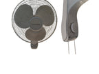 Wall Mount Fan - Luker Pablo W2J Wall Mount Fan | 400mm (16 Inch) High-Speed Fan | Powerful Air Delivery | 3 Speed Modes | Adjustable Tilt & Oscillation | Space-Saving Design |