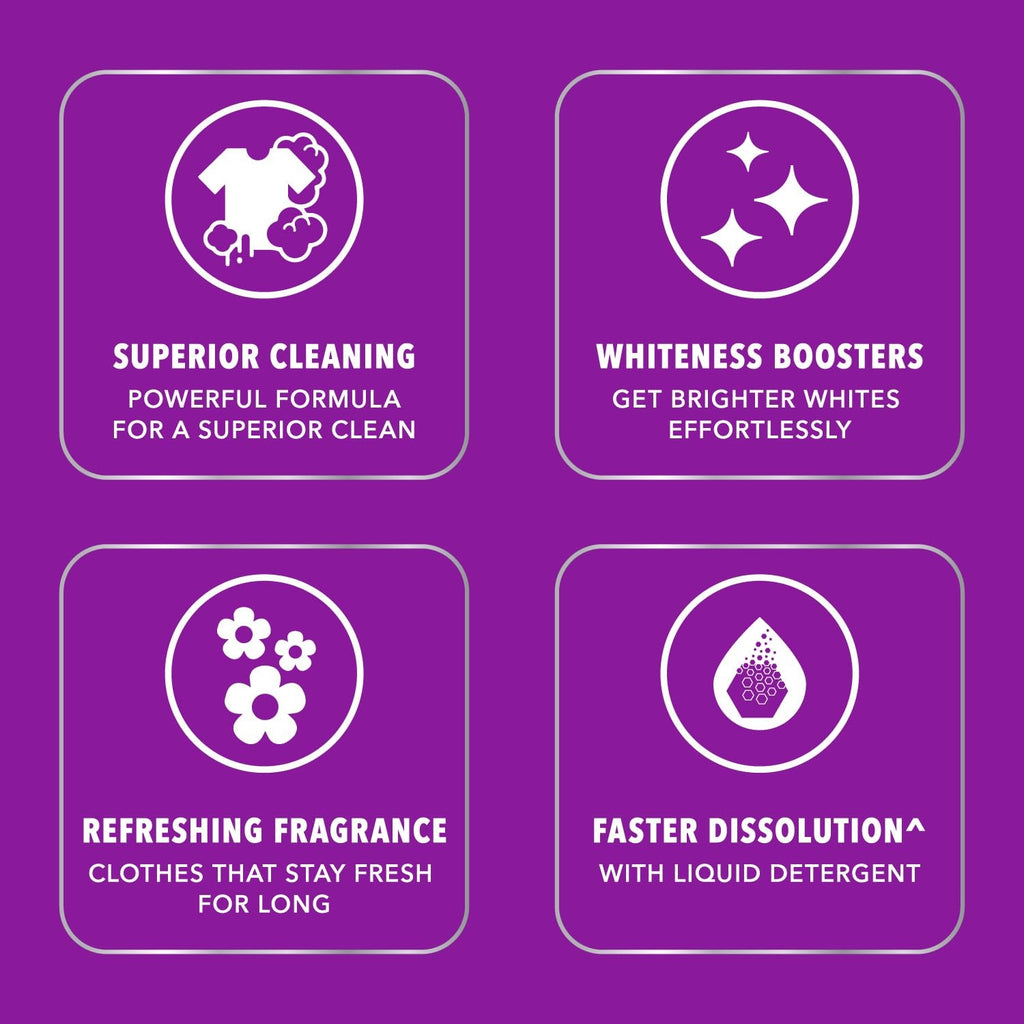 Liquid Detergent - Mr White Liquid Detergent 2L Super Saver Pack | Whiteness Boosters Gives Ultimate Whiteness | No Bleach Formula Keeps Clothes Bright & Safe | Ideal for Front