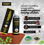 Lakshmi Herbals Non-Sticky Herbal Hair Oil | Ayurvedic Coconut Oil with Bhringraj, Brahmi & Amla for Strong, Shiny Hair | 200 ml | MRP 750/-|
