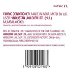 Fabric Conditioner - Comfort Lily Fresh Fabric Conditioner 2 L Refill Pack|| After Wash Liquid Fabric Softener - For Softness|| Shine & Long Lasting Freshness,
