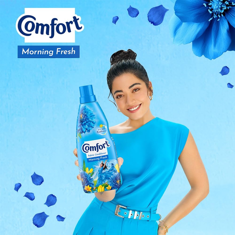 Fabric Conditioner - Comfort After Wash Morning Fresh Fabric Conditioner (Fabric Softener) - For Softness, Shine And Long Lasting Freshness, 430 ml,morning fresh, anti-static,