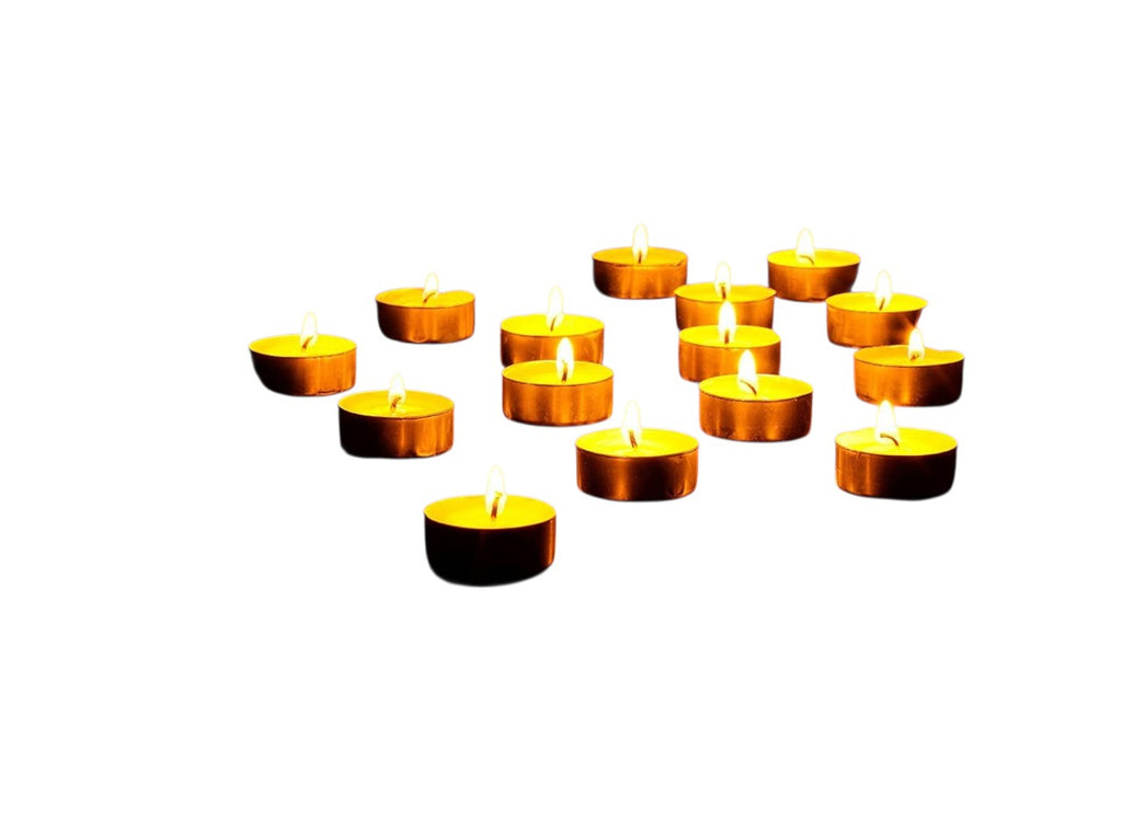 Candle - Candle |Sharon Cup Candle | Wax White Tealight Candles, Plain Tea Lights Candles Set of 12 for Diwali Decorations, Fancy Unscented Tealight Candles Pack of 12 pcs (White Colour)