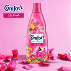 Fabric Conditioner - Comfort Lily Fresh Fabric Conditioner 860 ml Bottle|| After Wash Liquid Fabric Softener - For Softness|| Shine & Long Lasting Freshness,lily fragrance, laundry