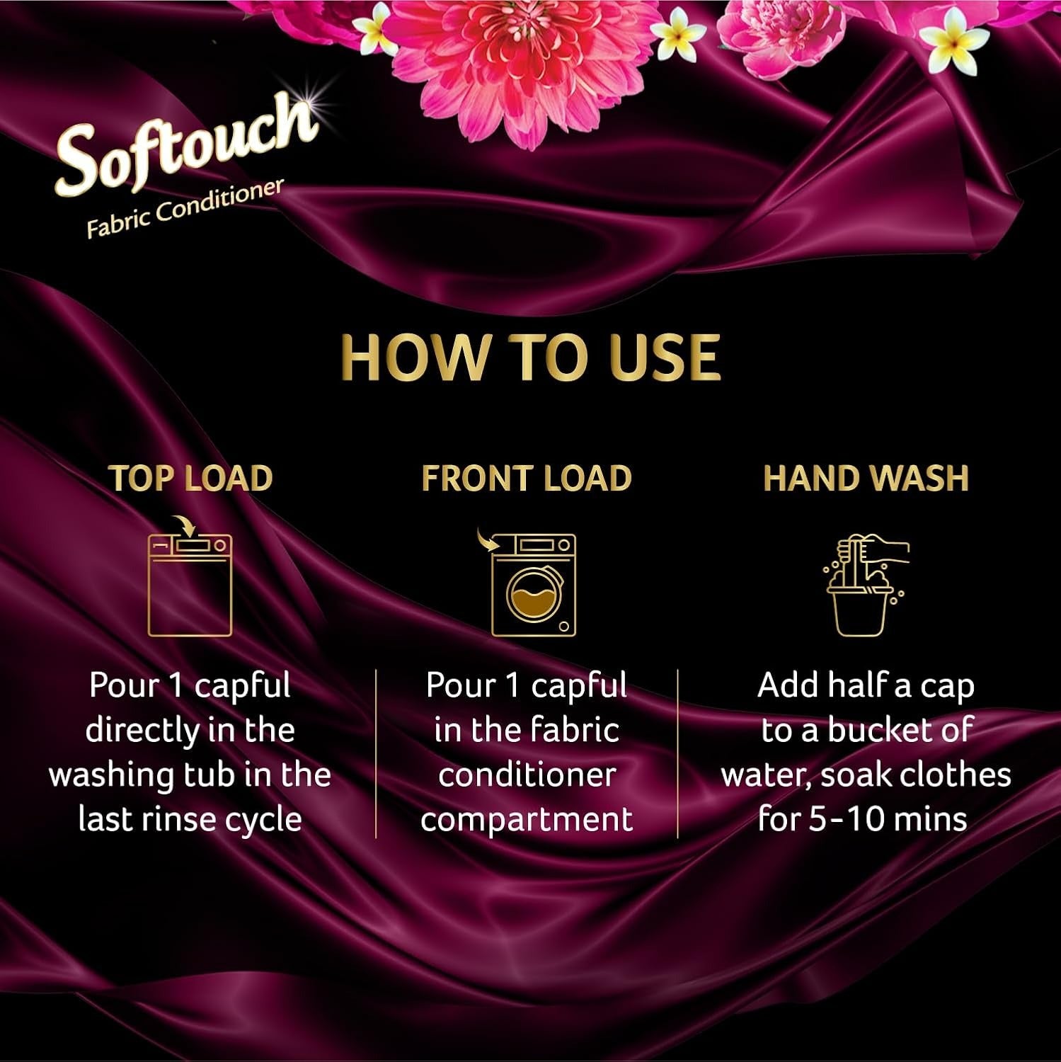 Fabric Conditioner - Soft Touch 2X French Perfume Fabric Conditioner Refill Pack by Wipro, 2000ml,fabric softener, laundry care, long-lasting fragrance, French perfume,