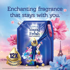 Fabric Conditioner - UJALA Young & Fresh Fabric Conditioner - 2L Pouch [ Bliss ] | After Wash Fabric Conditioner with Long-Lasting Fragrance | Powered with French Perfume |