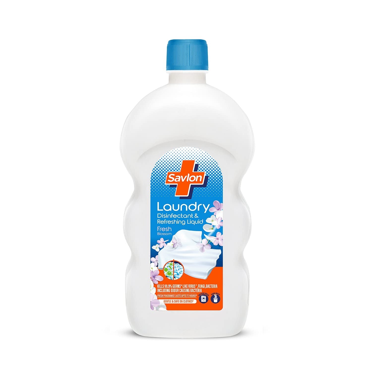 Fabric Conditioner - Savlon Soft & Protect Fabric Conditioner 890ml, Fresh Blossom Fragrance for floral freshness, Protection from 99.9% bacteria*, acts gently to preserve softness