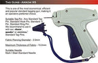 Arrow 9S Standard Tag & Labelling Gun – Durable Tag Gun for Clothes, Garments & Retail Labeling | Includes Free Extra Needle |MRP: 315/-|