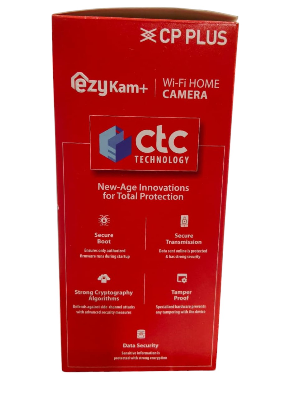 CCTV Camera - CP PLUS- Logic- CP-E31Q 3MP Wi-Fi Smart CCTV Camera with CTC Cyber Secure Technology & Cloud Storage | Indoor Home Security Camera | 256 GB Support | 1 ChannelMRP:2800|