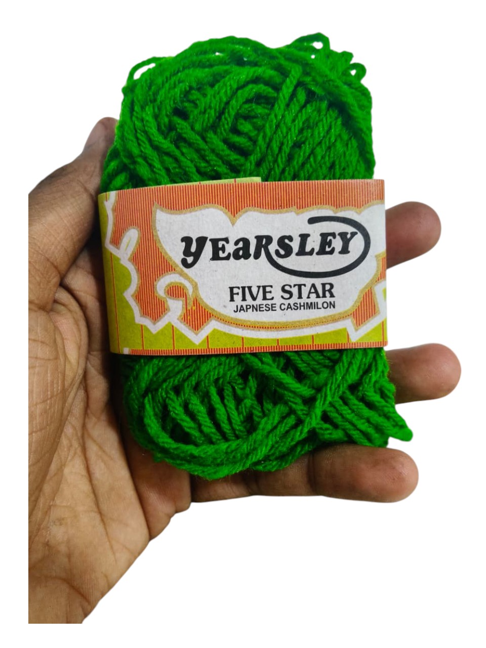 Green Woolen Thread| Yearsley Five Star Japanese Cashmilon Green Woolen Thread for Sewing, Knitting & Crochet|MRP 90/-||