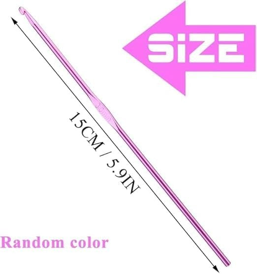 Crochet Needle 3.0 mm – Aluminum Crochet Hook for Knitting & Craft Work |MRP-69|