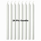 Candle - Candle white  for Household Candles for Decoration, White - Pack of 24