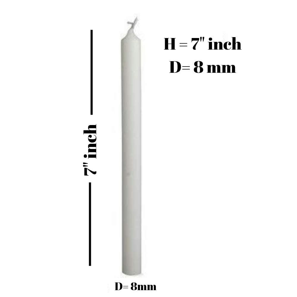 Candle - Candle white  for Household Candles for Decoration, White - Pack of 24