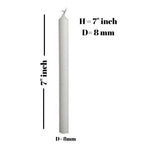 Candle - Candle white  for Household Candles for Decoration, White - Pack of 24
