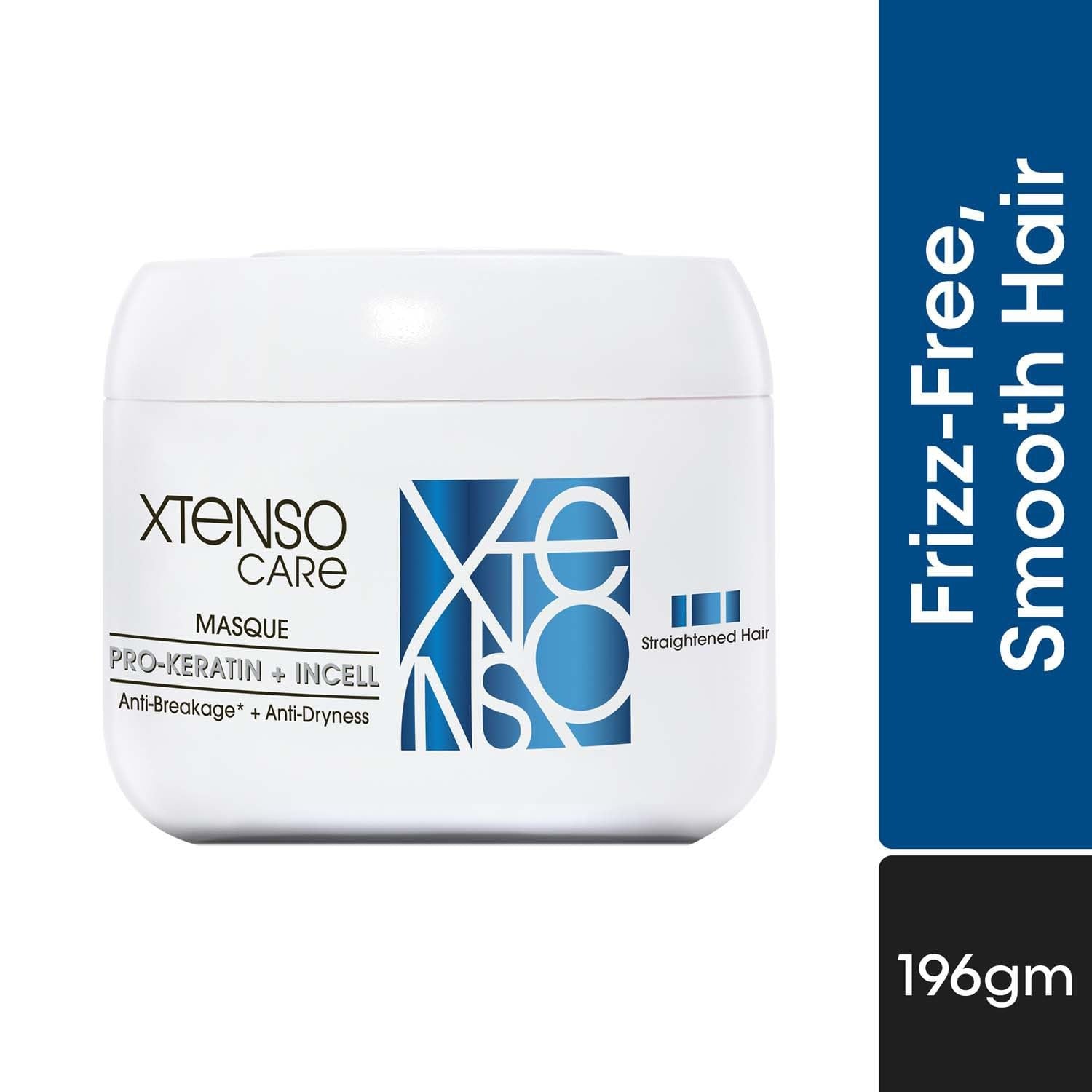 LOREAL Professionnel Xtenso Care Masque for Frizz-Free, Smooth & Manageable Hair 196gms | Enriched with Pro Keratin & Incell | For Men & Women |