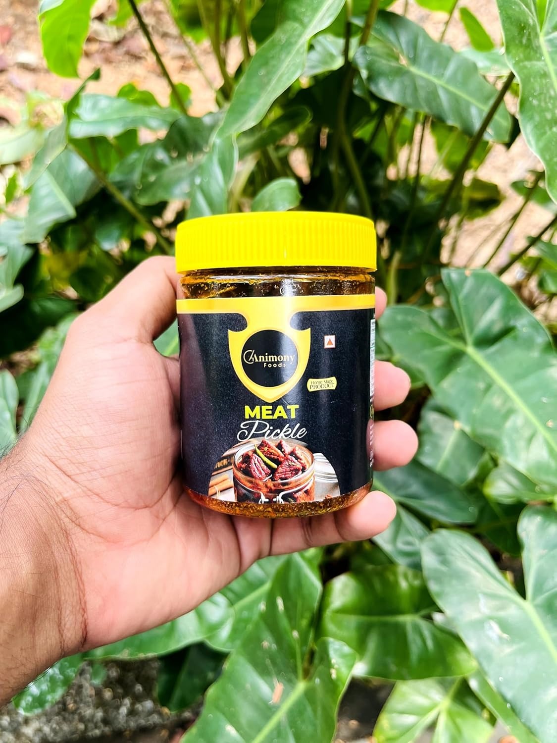 Pickle | Meat Pickle | Animony Foods Meat Pickle, Spicy and Sour Kerala Style, Traditional Recipe, 200 gm