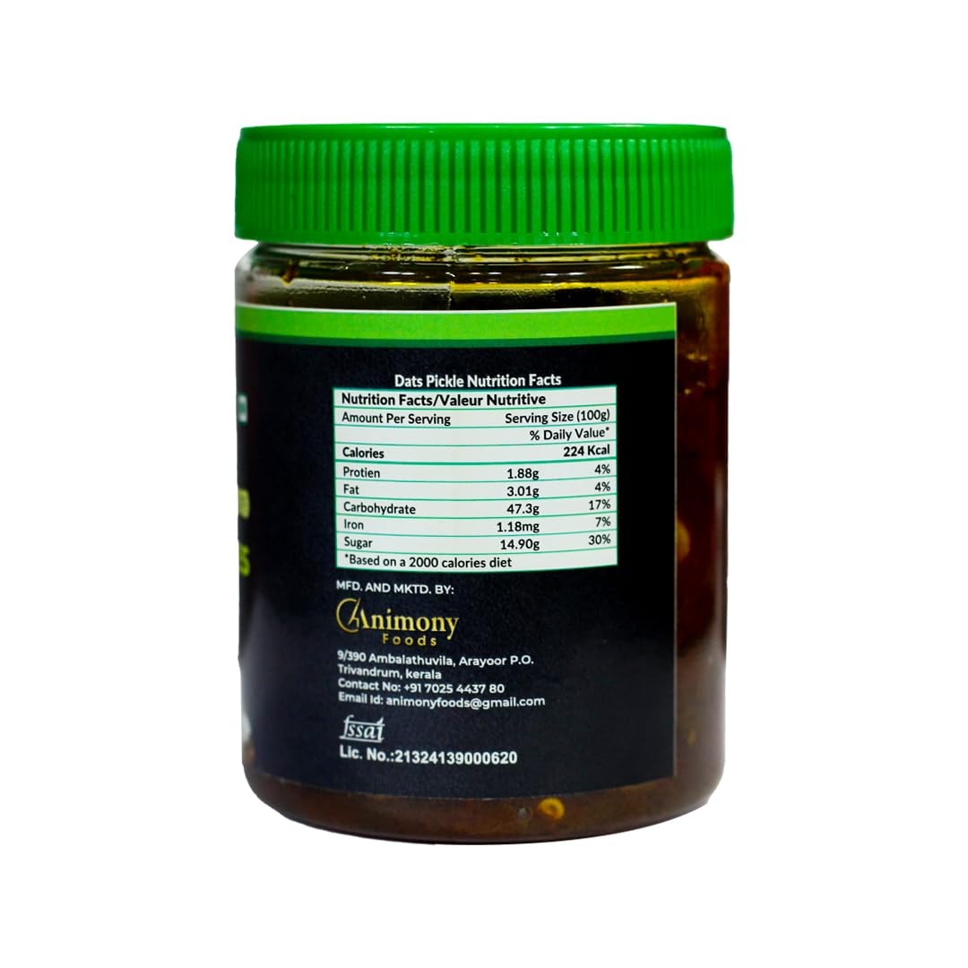 Pickle | Date Pickle | Animony Foods Sweet Dates Pickle | Traditional Kerala-Style Dates | Homemade Recipe | No Artificial Preservatives | Dates Pickle