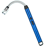 Electric Kitchen Lighter for Gas Candle_Stove Aluminium Electronic Gas Lighter Silver, Assorted Colours