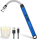 Electric Kitchen Lighter for Gas Candle_Stove Aluminium Electronic Gas Lighter Silver, Assorted Colours