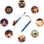 Electric Kitchen Lighter for Gas Candle_Stove Aluminium Electronic Gas Lighter Silver, Assorted Colours