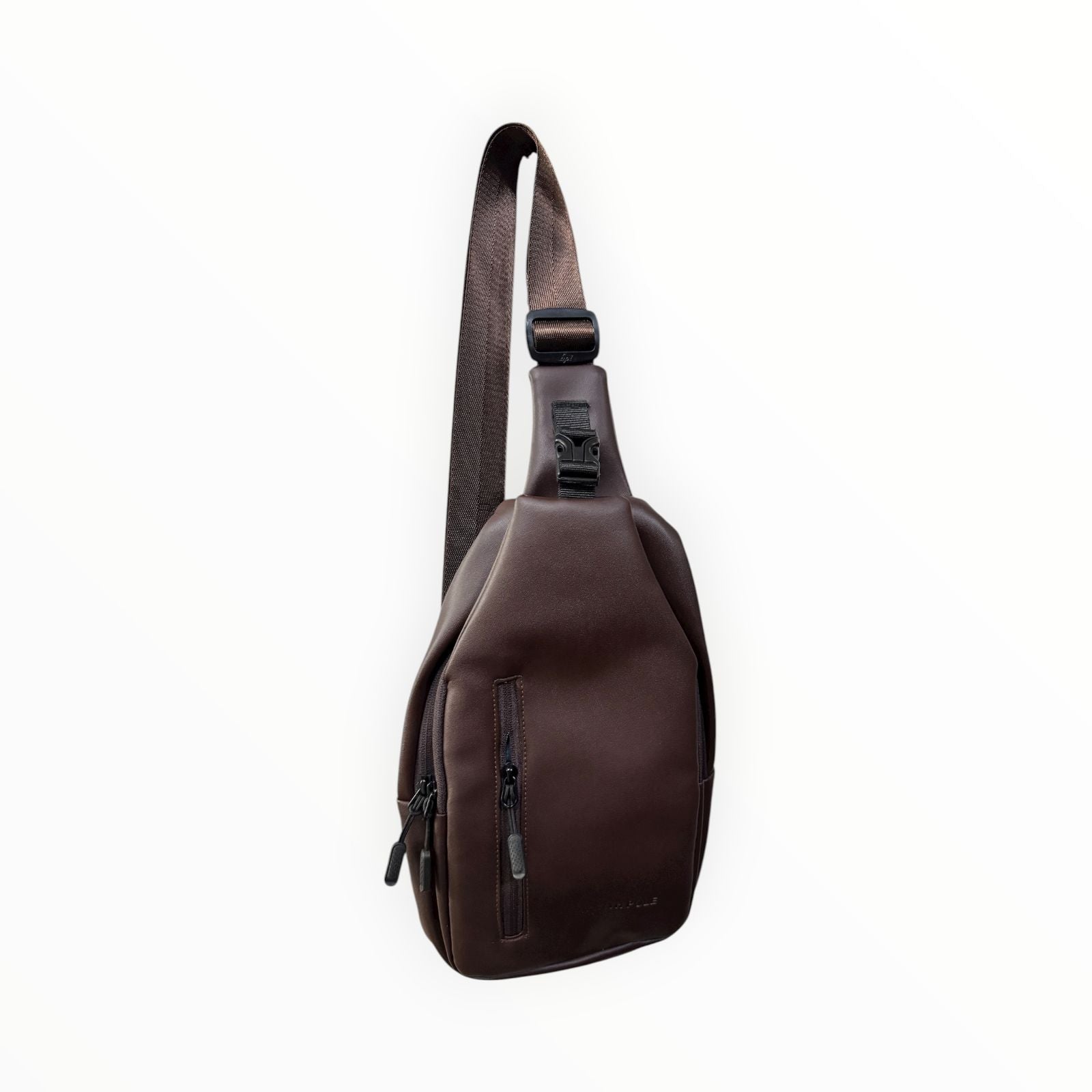 Sling Bag for Men - Porter Chest Mate Bag | Brown |Men’s Chest Sling Bag Brown | Crossbody Chest Bag Brown | Stylish Chest Bag for Men