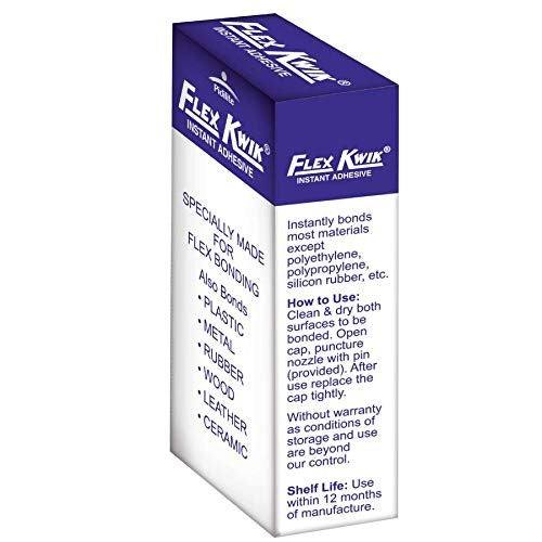 Flex Kwik Instant Adhesive Fast Bonding for Flex and PVC Doors (20g) | Quick-drying adhesive | Strong bond adhesive | Multi-surface adhesive | Precision nozzle glue | Durable adhesive solution