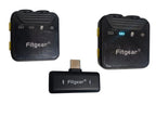Fitgear FG-X9 2-in-1 Dual Wireless Lavalier Microphone for Smartphone & Camera