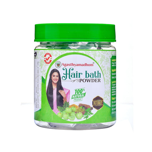 AGASTHYAMADOM Kesa Thali | 50gm |  50gm | Natural Hair shampoo | Hairwash Powder | Men & Women | Natural Traditional Hair Wash Shampoo |