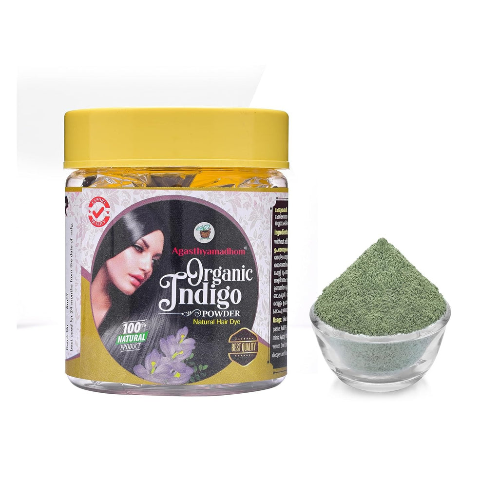 Hair Colour  | AGASTHYAMADOM Neela Amari pack of 2 (50gm) | Men & Women | 100 g