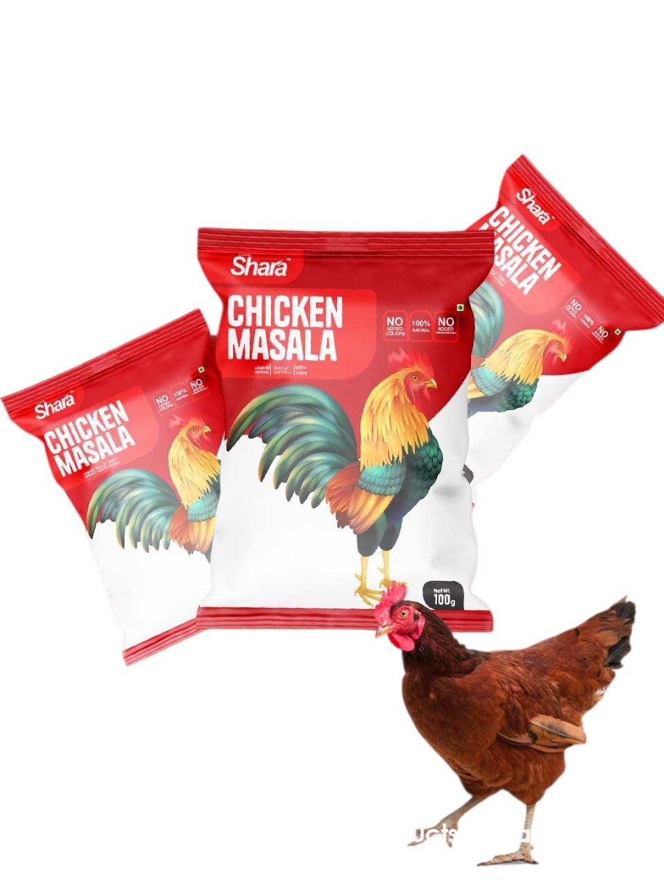 Chicken Masala | Shara Chicken Masala Powder 100 g | Authentic South Indian Spice Blend for Chicken Curry |