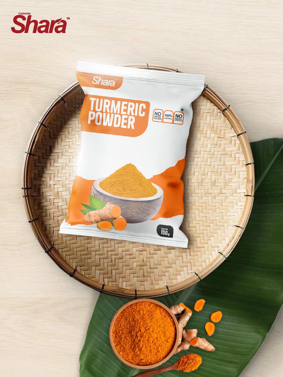 Turmeric Powder | Shara Turmeric Powder | Pure & Natural Haldi | 100% Authentic Indian Spice