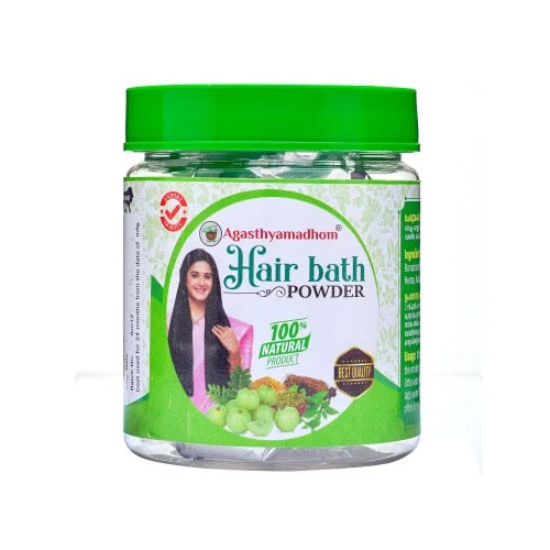 Hair Herbal Bath Powder | Kesha thali | Agasthyamadhom Hair Herbal Bath Powder, 50 g