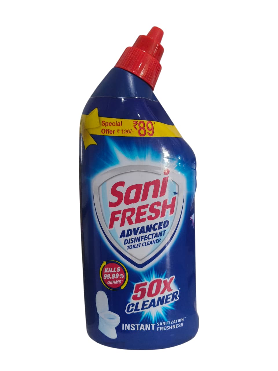 Sani fresh Ultrashine Toilet Cleaner - 1.56 l Extra Strong Extra Clean, 500 ml