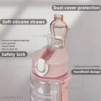 900 ml Motivational Water Bottle - Color Pink ,pink motivational bottle, time marker water bottle, fitness water bottle, gym water bottle,