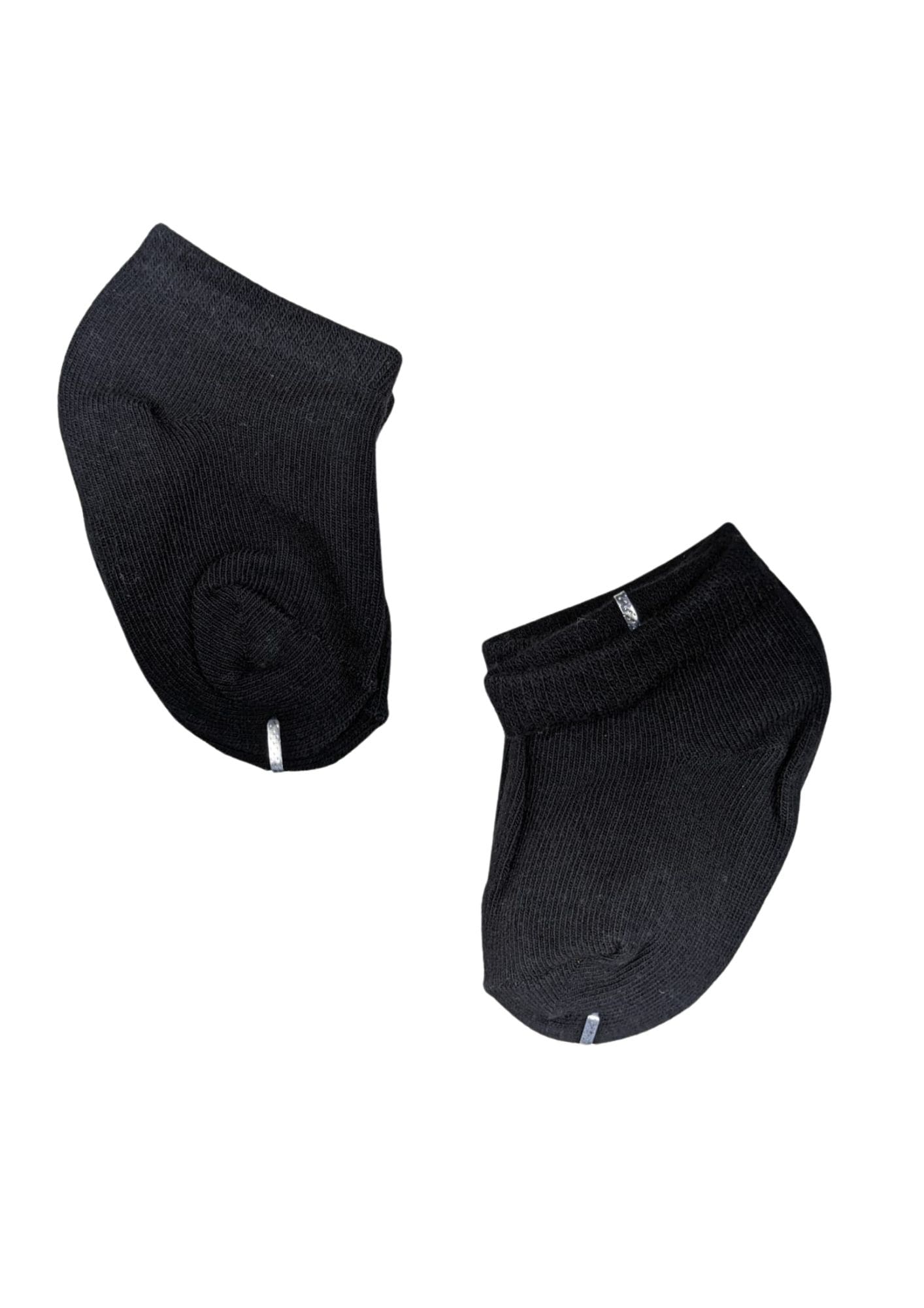 Baby Socks  - Pack of 2  for Baby boys ( 0 - 6 Months ), Color - Black & Light Rose , infant socks for baby boys, newborn baby socks boys, soft cotton baby socks, baby ankle sock