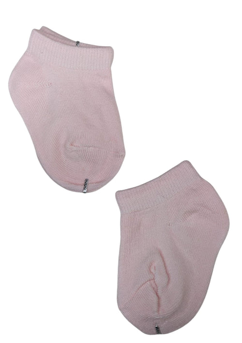 Baby Socks  - Pack of 2  for Baby boys ( 0 - 6 Months ), Color - Black & Light Rose , infant socks for baby boys, newborn baby socks boys, soft cotton baby socks, baby ankle sock