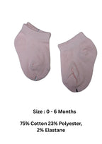 Baby Socks  - Pack of 2  for Baby boys ( 0 - 6 Months ), Color - Light purple & Light Pink, infant socks 0–6 months ,newborn baby socks ,