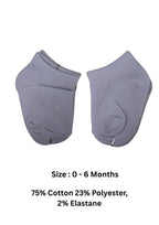 Baby Socks  - Pack of 2  for Baby boys ( 0 - 6 Months ), Color - Light purple & Light Pink, infant socks 0–6 months ,newborn baby socks ,