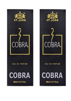 ST-JOHN Cobra Perfume Long Lasting Eau de Parfume - 80 ml (For Men & Women) | (Combo Pack 1 + 1 Free, 80 ML Each) | Long-lasting fragrance |