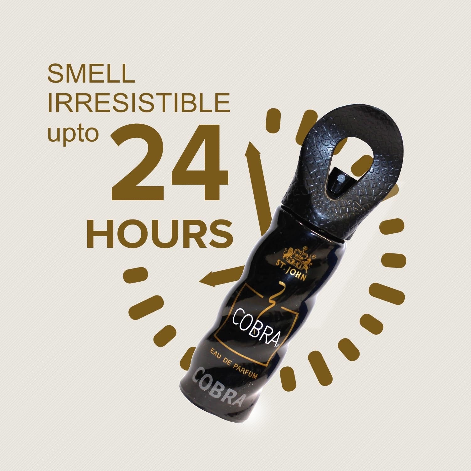 ST-JOHN Cobra Perfume Long Lasting Eau de Parfume - 80 ml (For Men & Women) | (Combo Pack 1 + 1 Free, 80 ML Each) | Long-lasting fragrance |