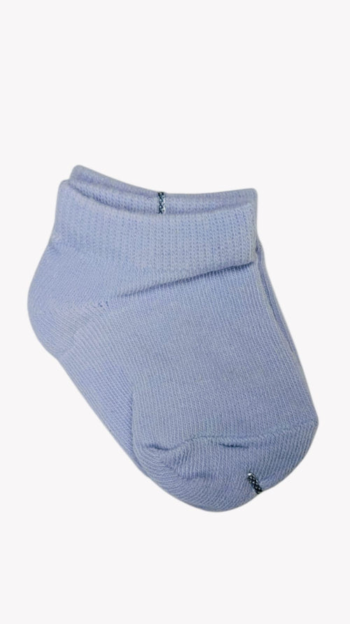 Baby Socks  - Pack of 2  for Baby boys ( 0 - 6 Months ), Color - Light Blue  & Light Pink, infant socks 0–6 months ,newborn baby socks ..
