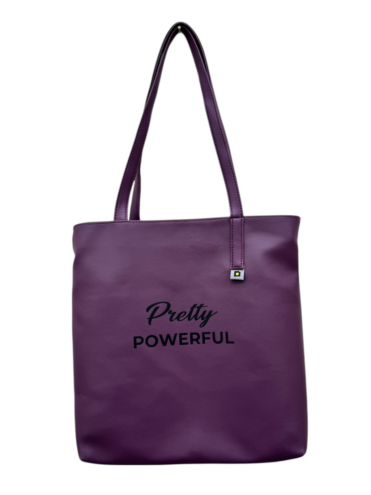 North Pole| Women’s Purple Faux Leather Tote Bag | Spacious Shoulder Handbag with Inner Pockets | Office & Daily Use