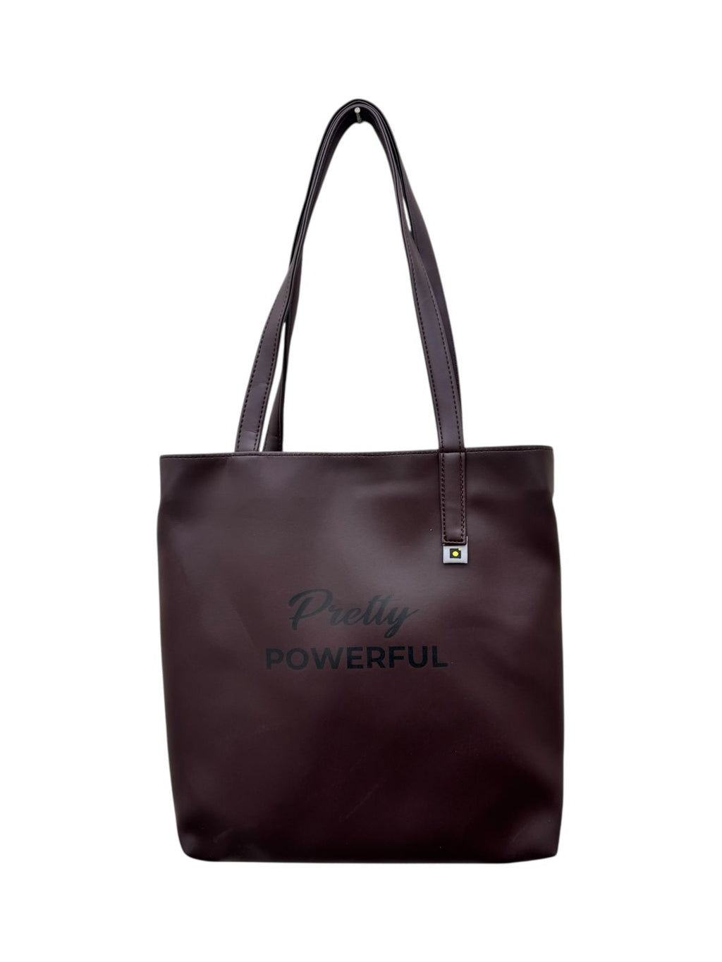 North Pole| Brown Faux Leather Tote Bag | Classic Women’s Shoulder Handbag | Spacious & Durable