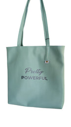 North Pole| Green Faux Leather Tote Bag for Women | Large Size | Office, Casual & Travel Handbag