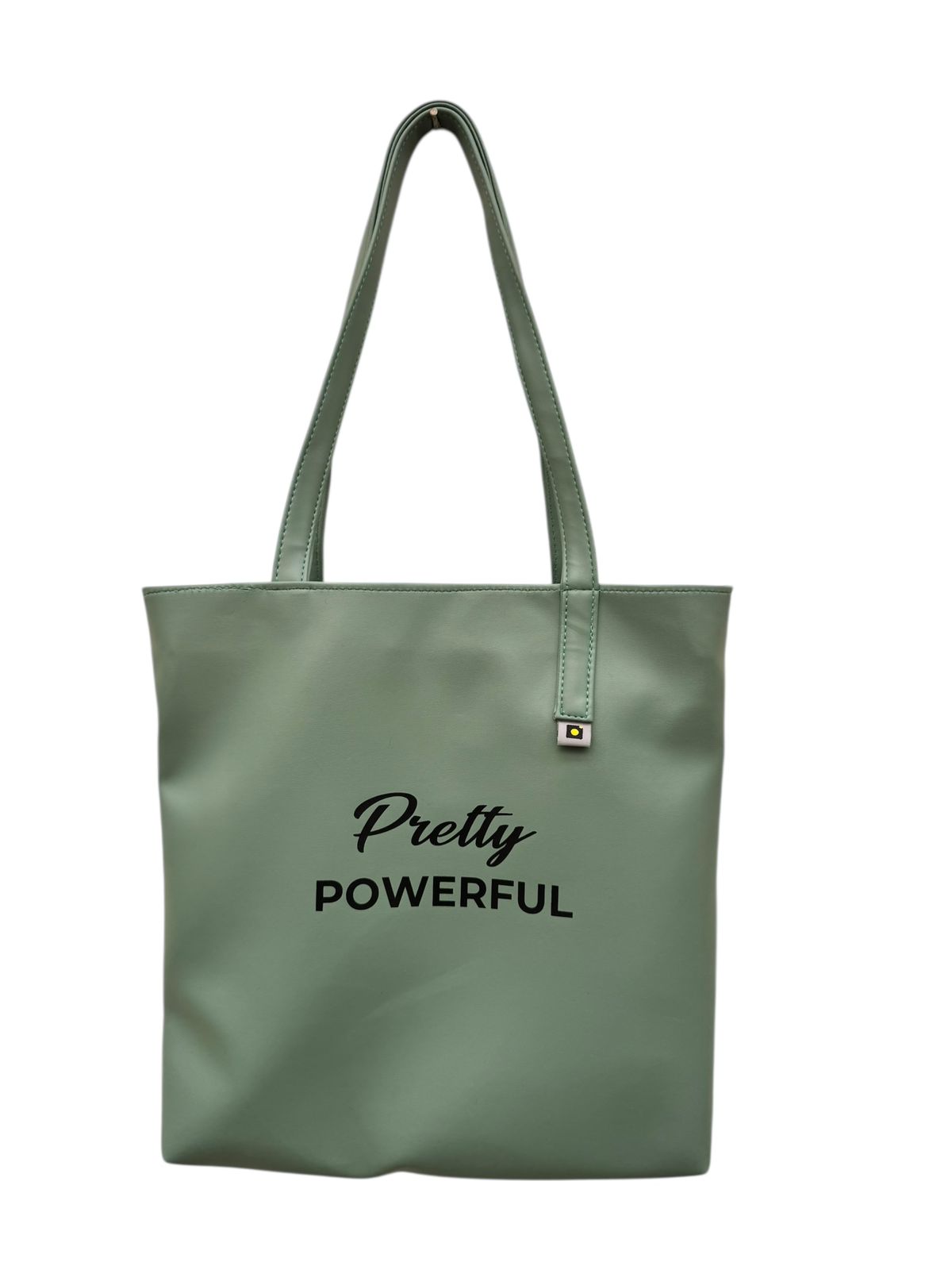 North Pole| Green Faux Leather Tote Bag for Women | Large Size | Office, Casual & Travel Handbag