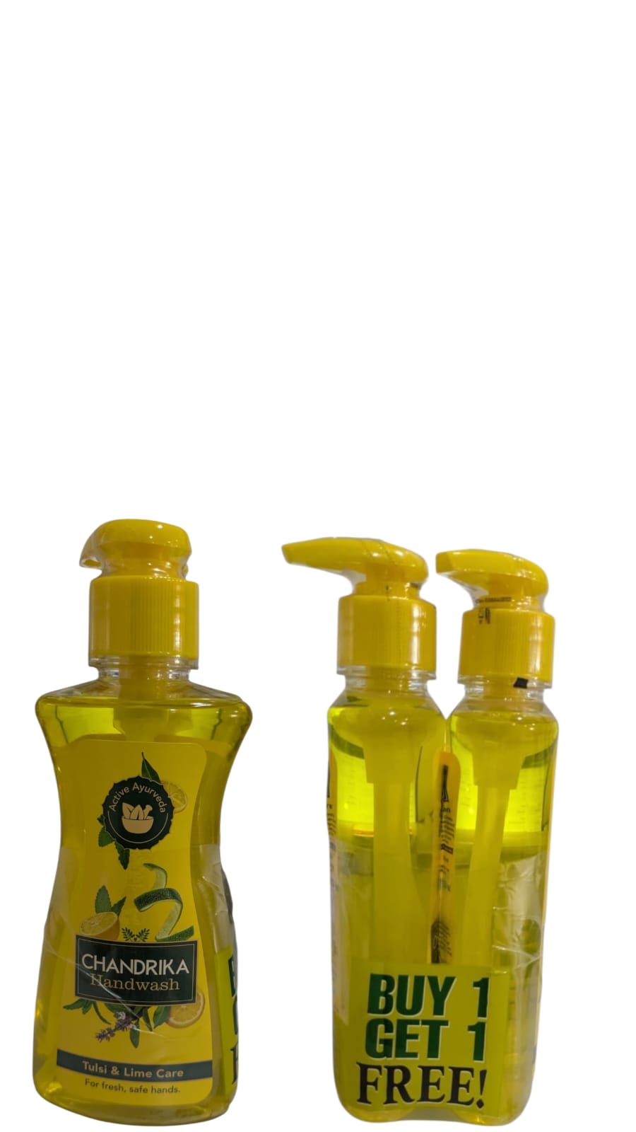 Chandrika Ayurvedic Handwash | Tulsi & Lime Care | Germ Protection & Natural Freshness